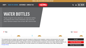 Thermos - Durable Water Bottles