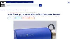 Iron Flask - 32 oz Wide Mouth Water Bottle
