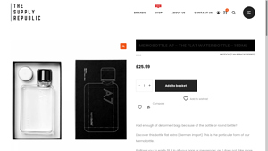 Memobottle - A7 Flat Water Bottle