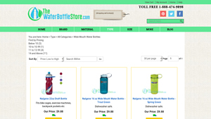 Nalgene - Reusable Wide Mouth Water Bottles