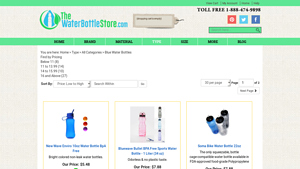 Blue Water Bottles - New Wave Enviro 10oz Water Bottle