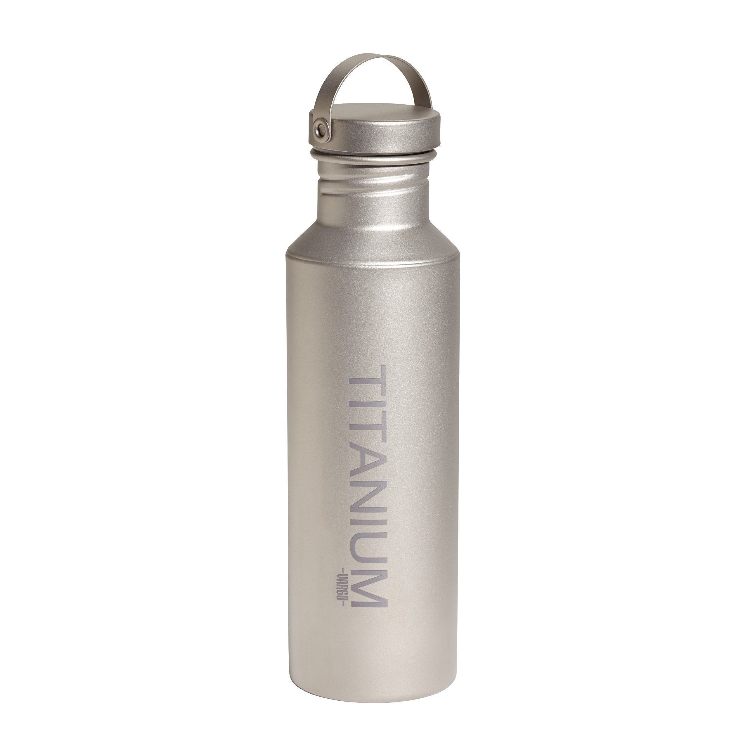 A stock image illustrating titanium drinking bottle concepts
