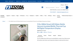 Total Imaging - Smart LED Water Bottle