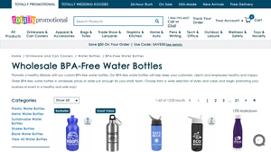 Totally Promotional - BPA Free Water Bottles