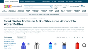 Totally Promotional - Bulk Blank Water Bottles