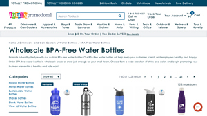 Totally Promotional - Custom BPA Free Water Bottles
