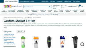 Totally Promotional - Custom Shaker Bottles