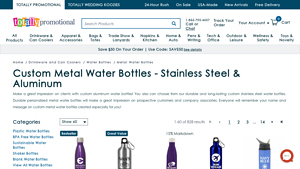 Totally Promotional - Custom Metal Water Bottles