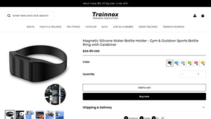 Trainnox - Magnetic Silicone Water Bottle Holder