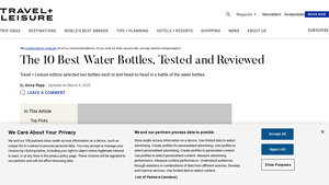 Travel and Leisure - Top Water Bottles