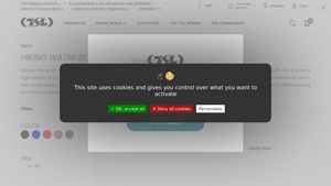 TSL Outdoor - Hiking Water Bottles