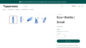 Tupperware - Eco+ Bottle | Small
