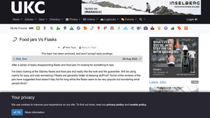 UK Climbing - Insulated Food Containers