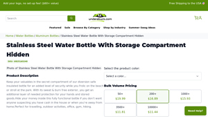 Underabuck - Stainless Steel Water Bottle