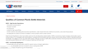 US Plastic - HDPE Solutions
