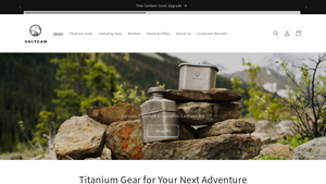 Valtcan - 1000ml Titanium Water Bottle