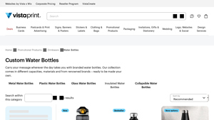 VistaPrint - Custom Water Bottles