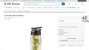 VKF Renzel - Tritan Aroma Infuser Bottle
