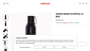 VSITOO - SMART UV BOTTLE-S1 Max