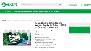 Poland Spring - Bottled Spring Water