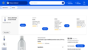 Walmart - Smartwater