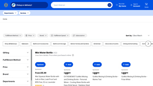 Walmart - Stainless Steel Cooling Water Bottle