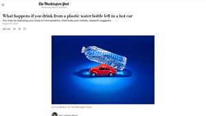 Washington Post - Plastic Bottles and Health Risks