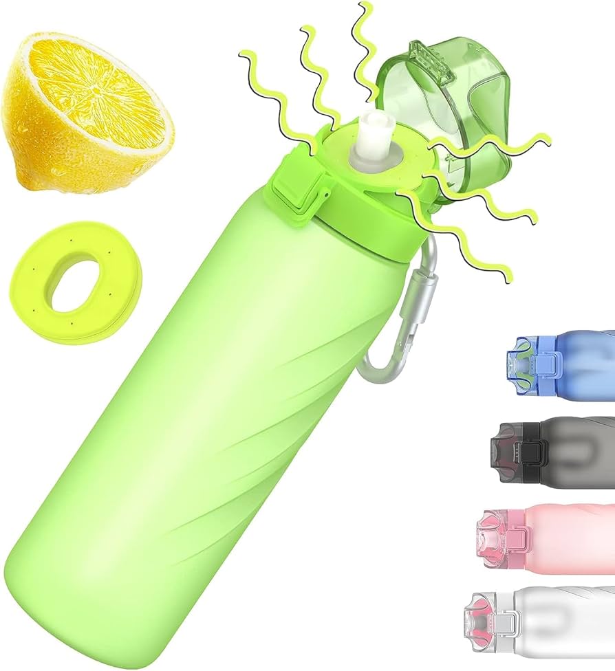 A stock image illustrating water bottle with flavor pods concepts