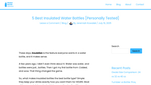 Coldest - Best Overall Water Bottle
