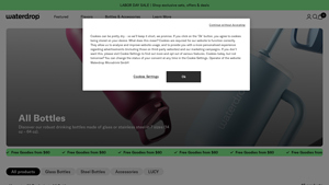 Waterdrop - Glass & Steel Water Bottles