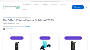 Clearly Filtered - Insulated Filtered Water Bottle