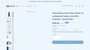 WaterH - Boost Smart Water Bottle