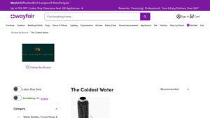 The Coldest Water - 40oz Vacuum Insulated Bottle