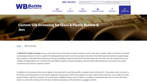 WBBottle - Custom Silk Screening Services