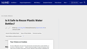 WebMD - Plastic Water Bottles