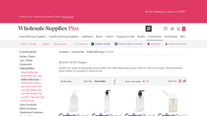 Wholesale Supplies Plus - Pump Bottles & Dispensers