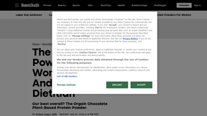 Orgain - Chocolate Plant Protein Powder