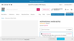 Yes You Can - Motivational Water Bottle