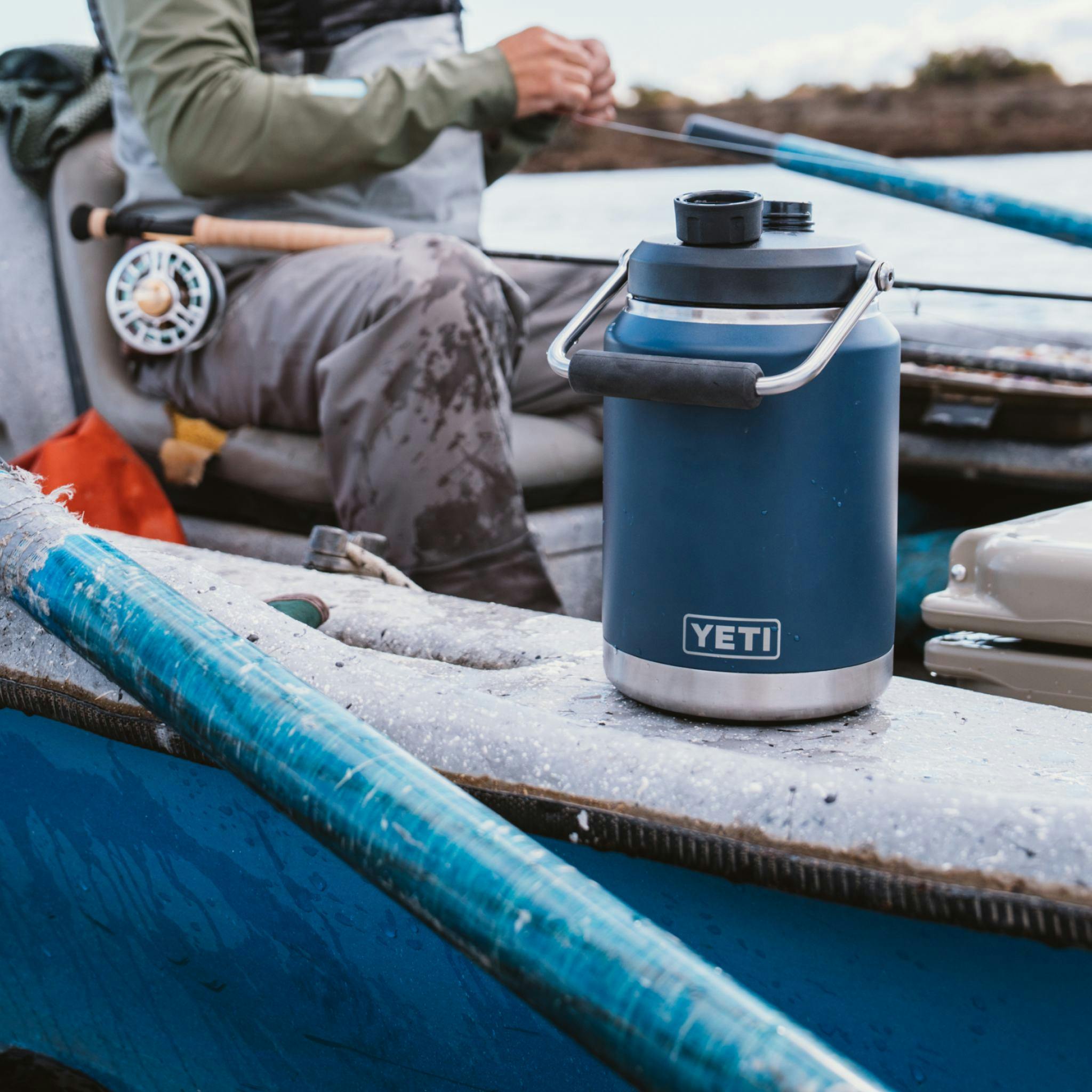A stock image illustrating yeti large water bottle concepts