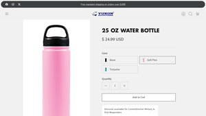 Yukon Outfitters - 25 oz Insulated Water Bottle