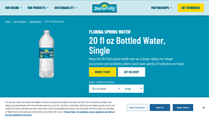 Zephyrhills - 20 fl oz Bottled Water