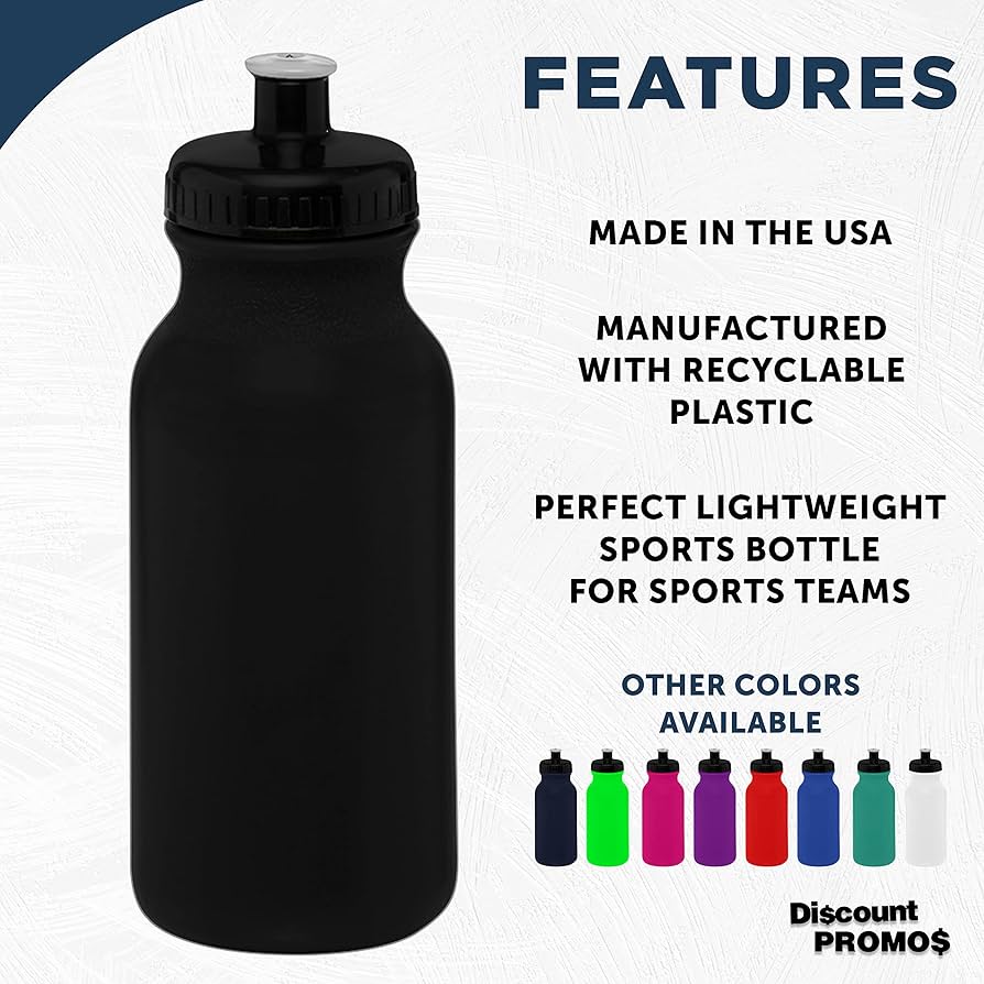 black water bottles bulk manufacturing