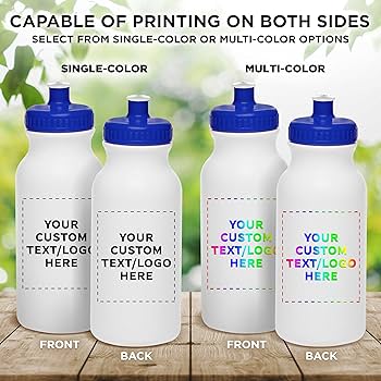 custom color water bottles manufacturing
