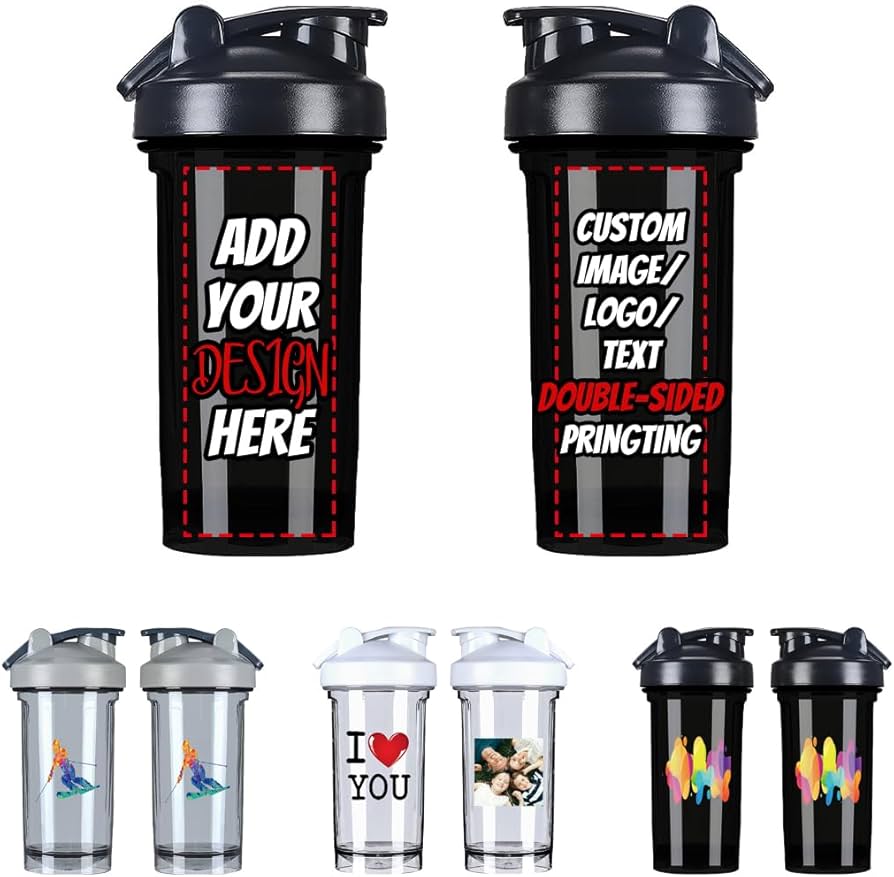 custom shaker bottles wholesale manufacturing