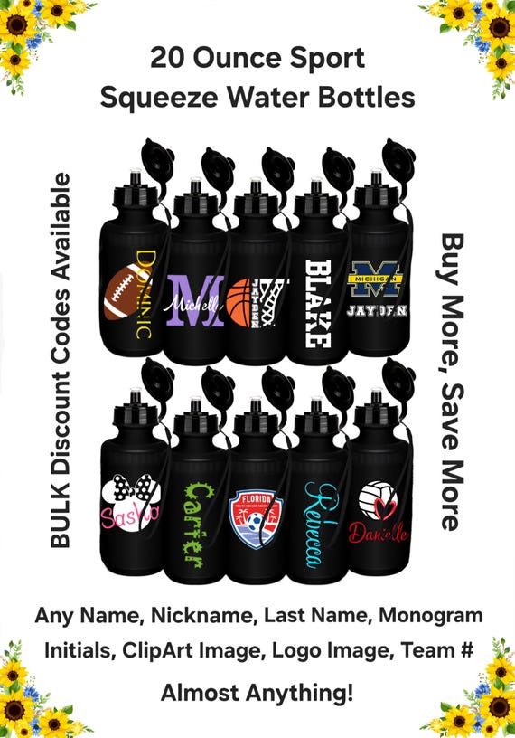 wholesale water bottles with logo manufacturing